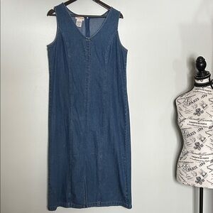 Expressions Denim Sleeveless Dress size xl